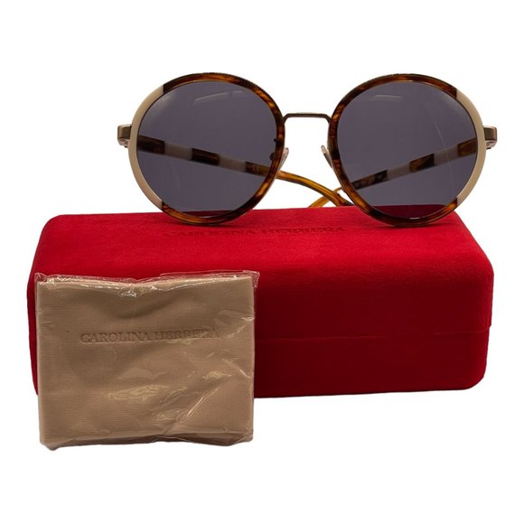 CAROLINA HERRERA SUNGLASSES Brand New 100% Authentic SHN050 c.097B - Picture 6 of 11